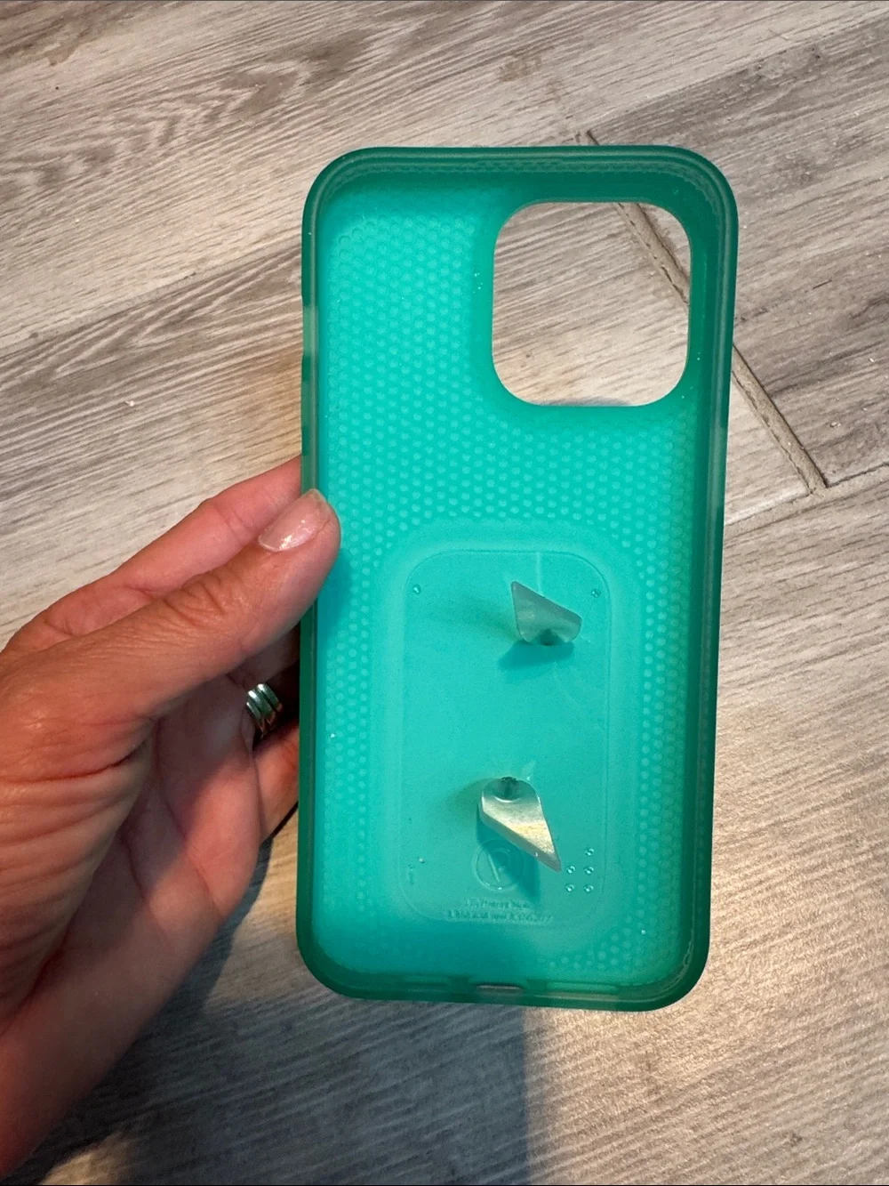 Loopy Mint Splash Phone Case iPhone 15 pro max